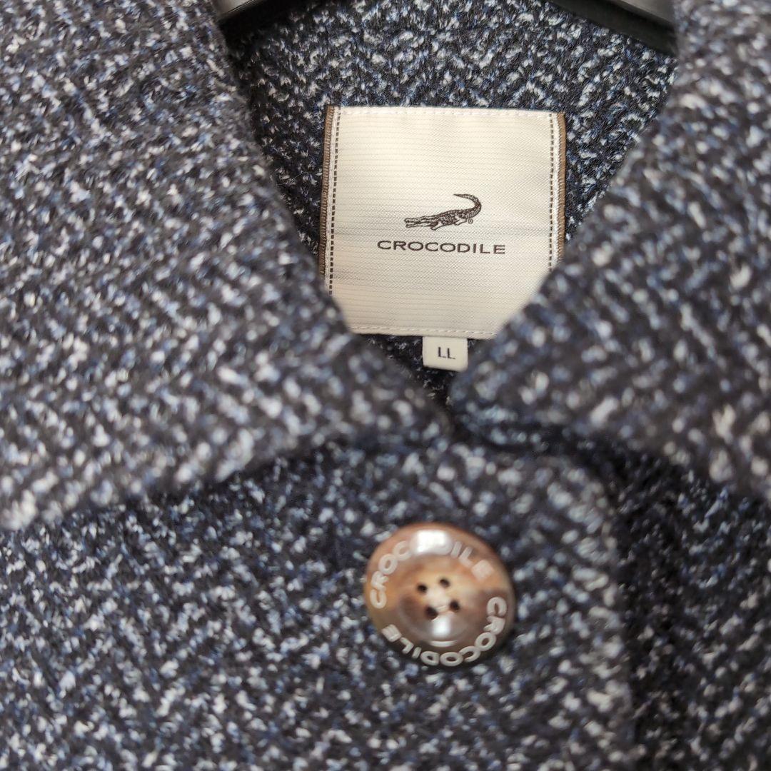 ヘリンボーン柄ミドルコートLL