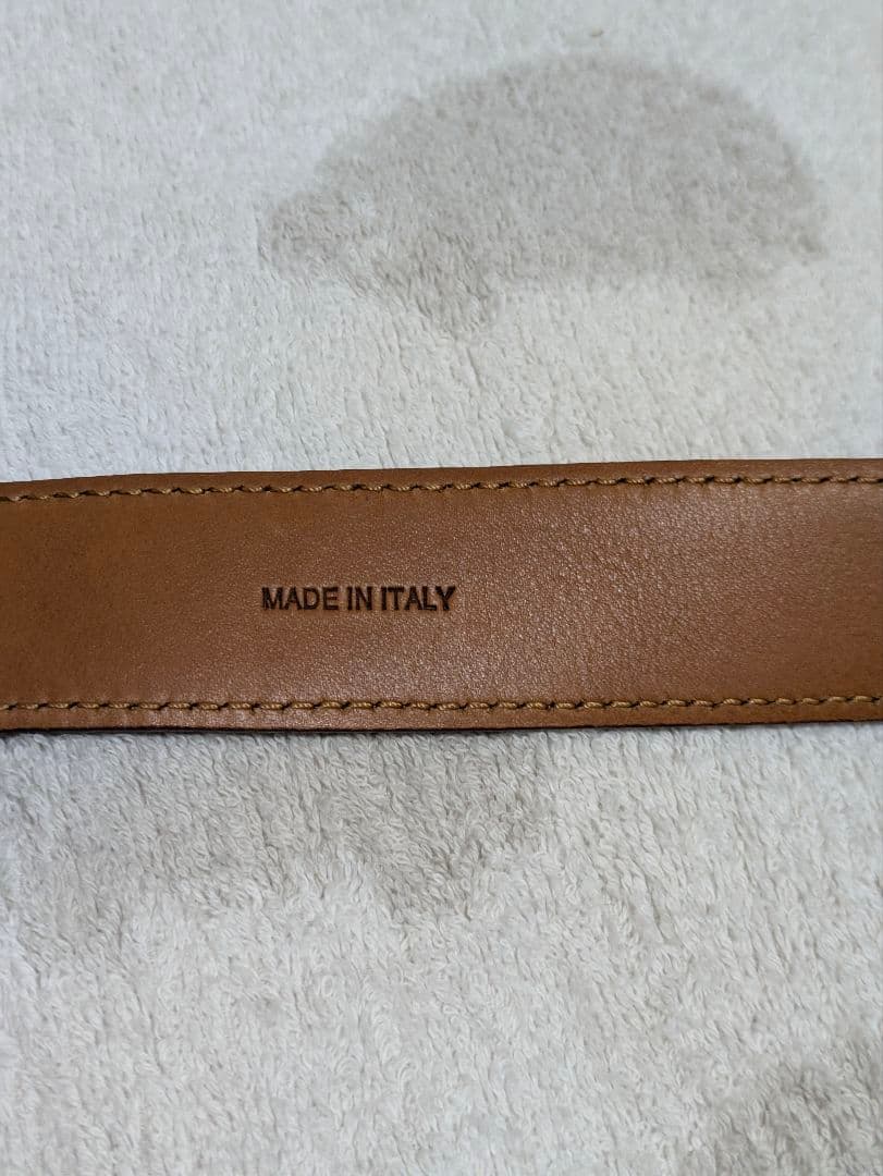 【美品】TES ベルト アリゲーター イタリア製