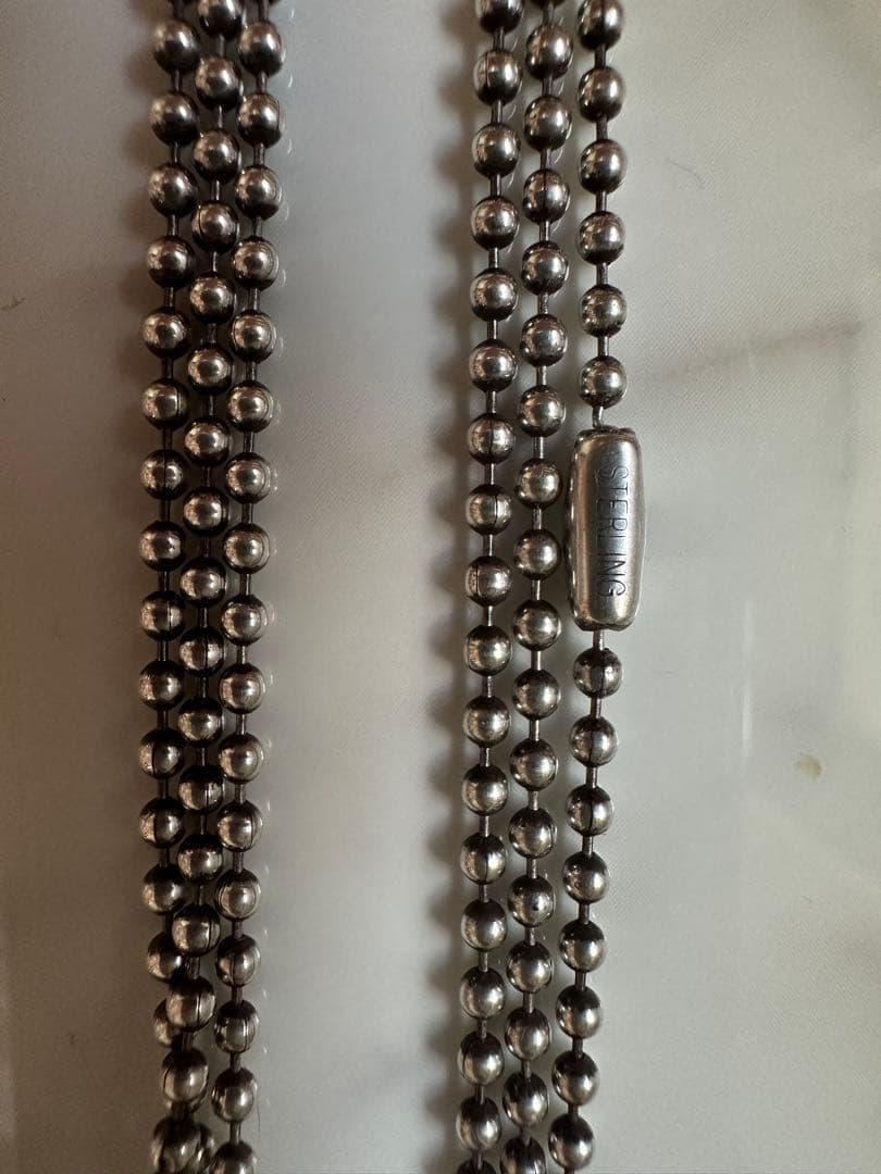 $*Y様 クロムハーツ ボールチェーン 30インチ 保証書付き Chrome H