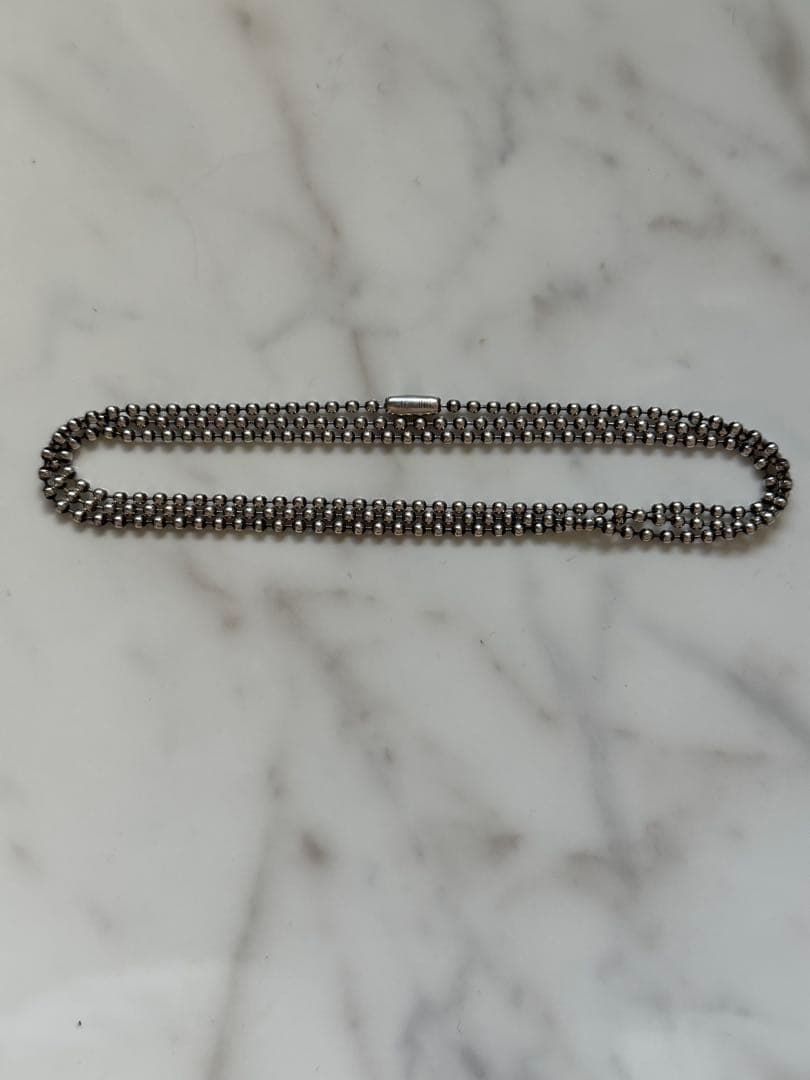 $*Y様 クロムハーツ ボールチェーン 30インチ 保証書付き Chrome H