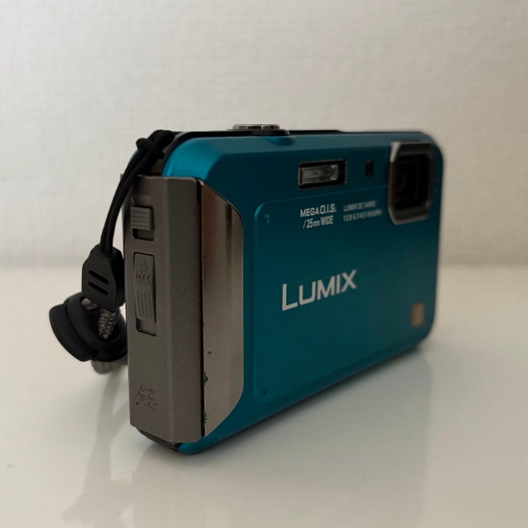 【動作確認済】パナソニック LUMIX DMC-FT20 防水　コーラルブルー
