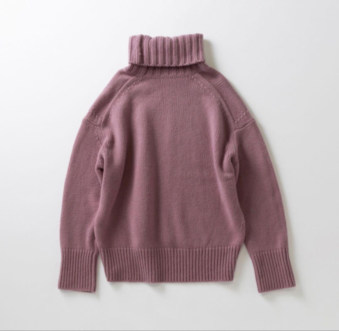 新品⭐️ギャルリーヴィー　ファインウール　ハイネック　ラズベリー　VERY別注色