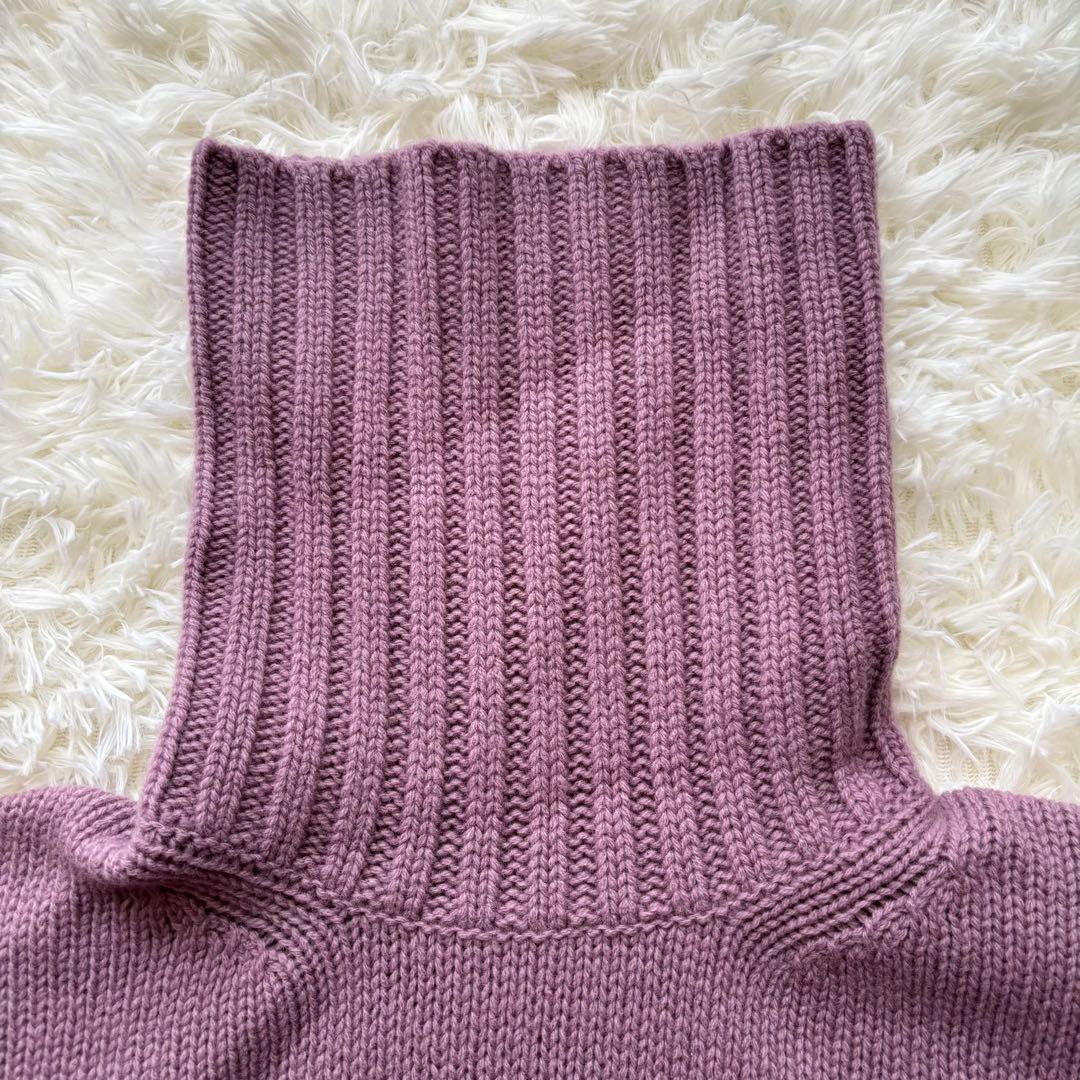 新品⭐️ギャルリーヴィー　ファインウール　ハイネック　ラズベリー　VERY別注色