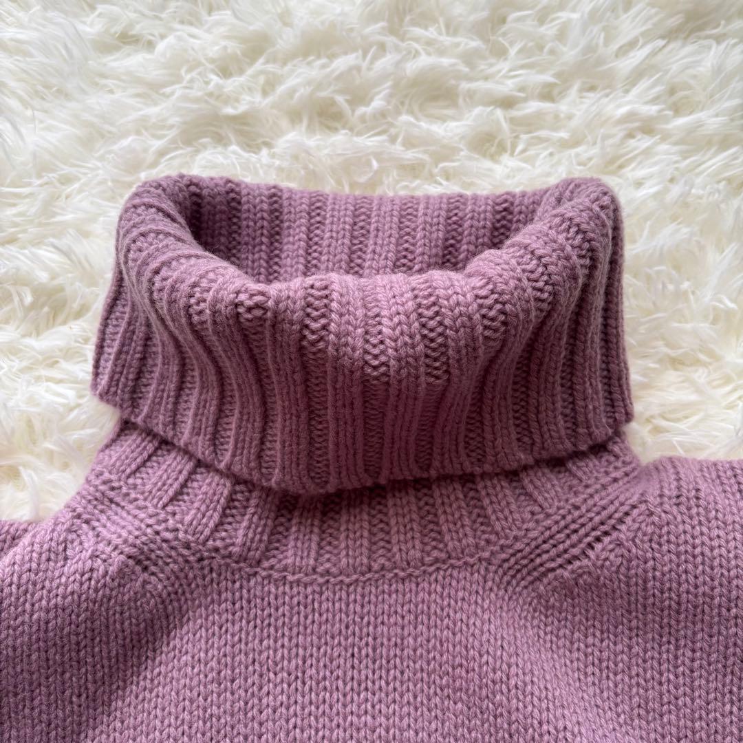 新品⭐️ギャルリーヴィー　ファインウール　ハイネック　ラズベリー　VERY別注色