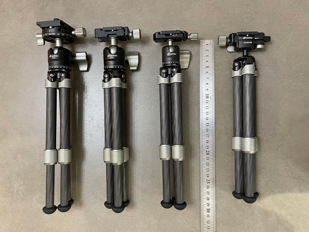Leofoto MT-02Pro+LH-22 ブラック三脚雲台セットカーボンミニ