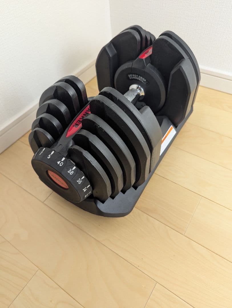 美品　RANKER 40kg 可変式ダンベル
