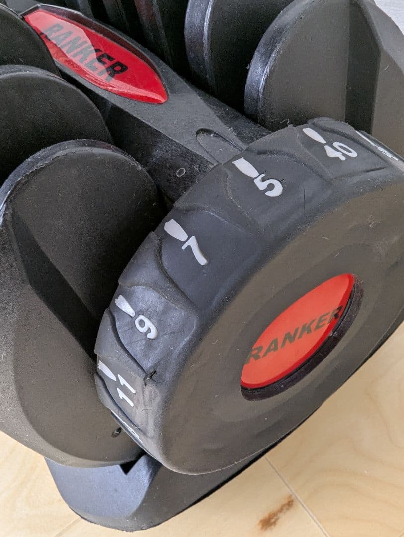 美品　RANKER 40kg 可変式ダンベル