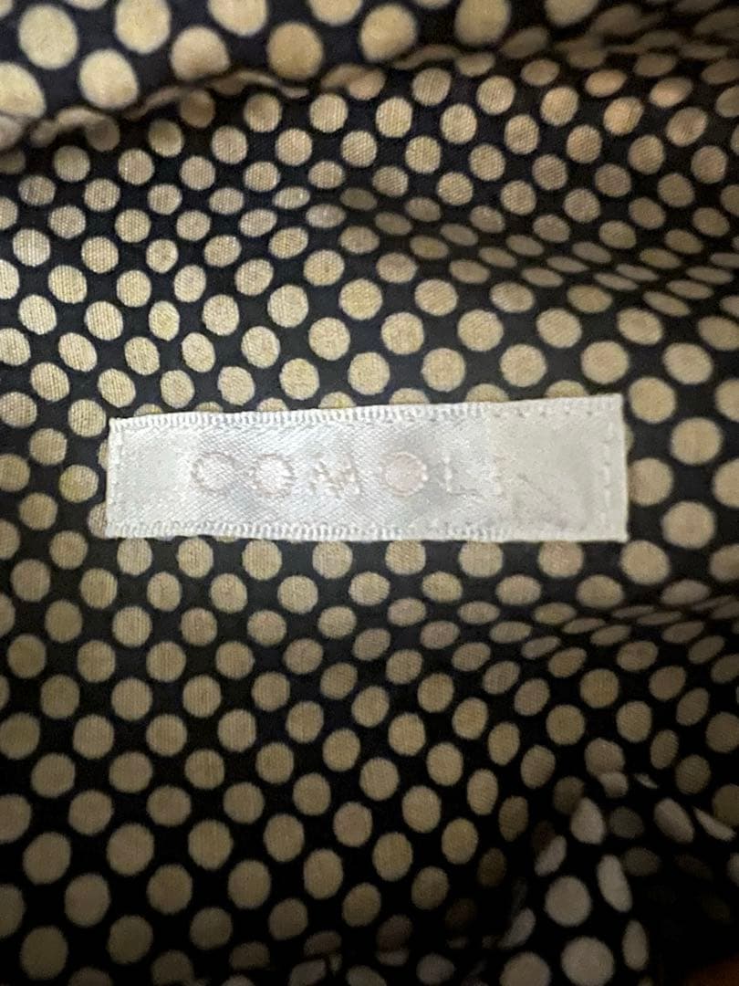 最終お値下げ　COMOLI シルクドットシャツ（コモリシャツ）