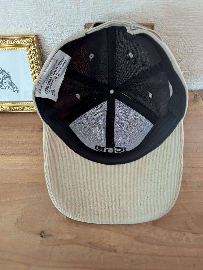展示のみ美品 GOOD GRIEF! CODUROY MONOGRAM CAP