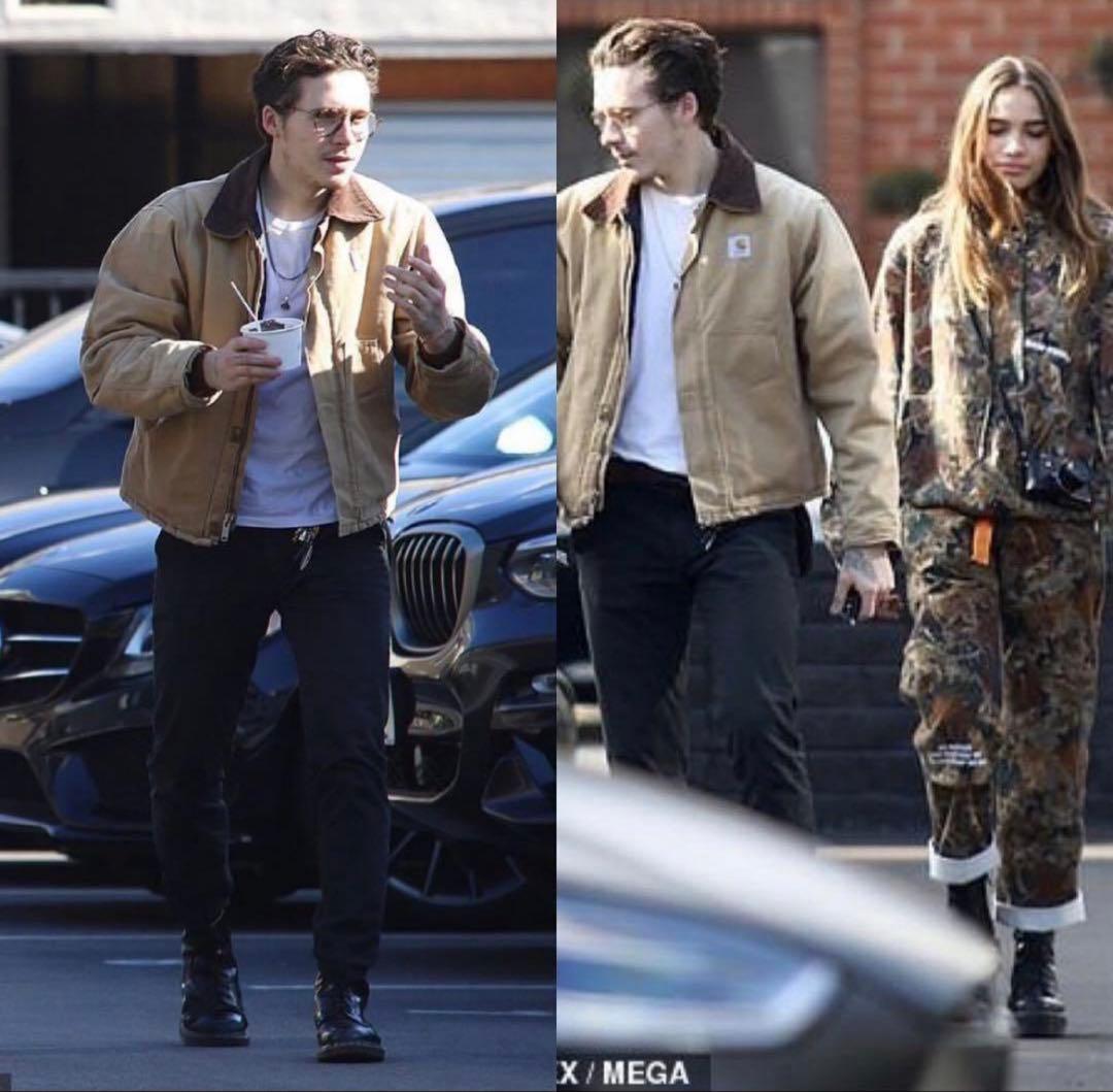 希少サイズ美品 短丈 carhartt トラディショナルジャケット