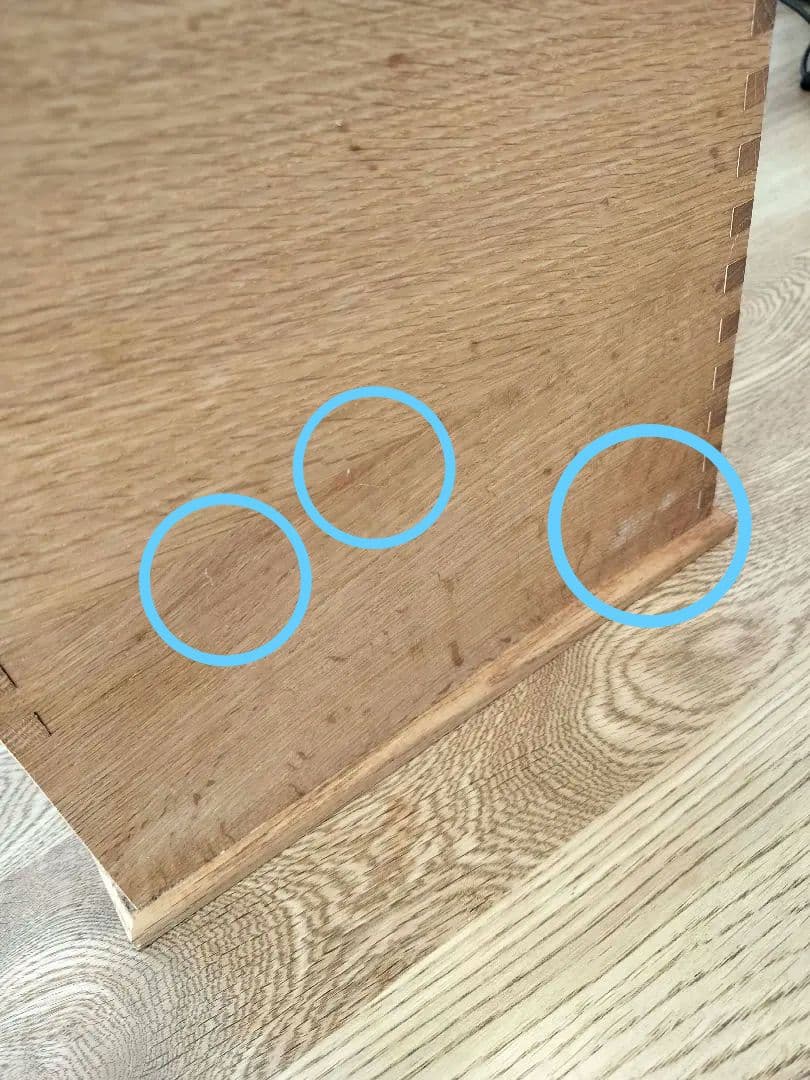 倉敷意匠　キナル別注　ならの化粧ボックス　メイクボックス　日本製