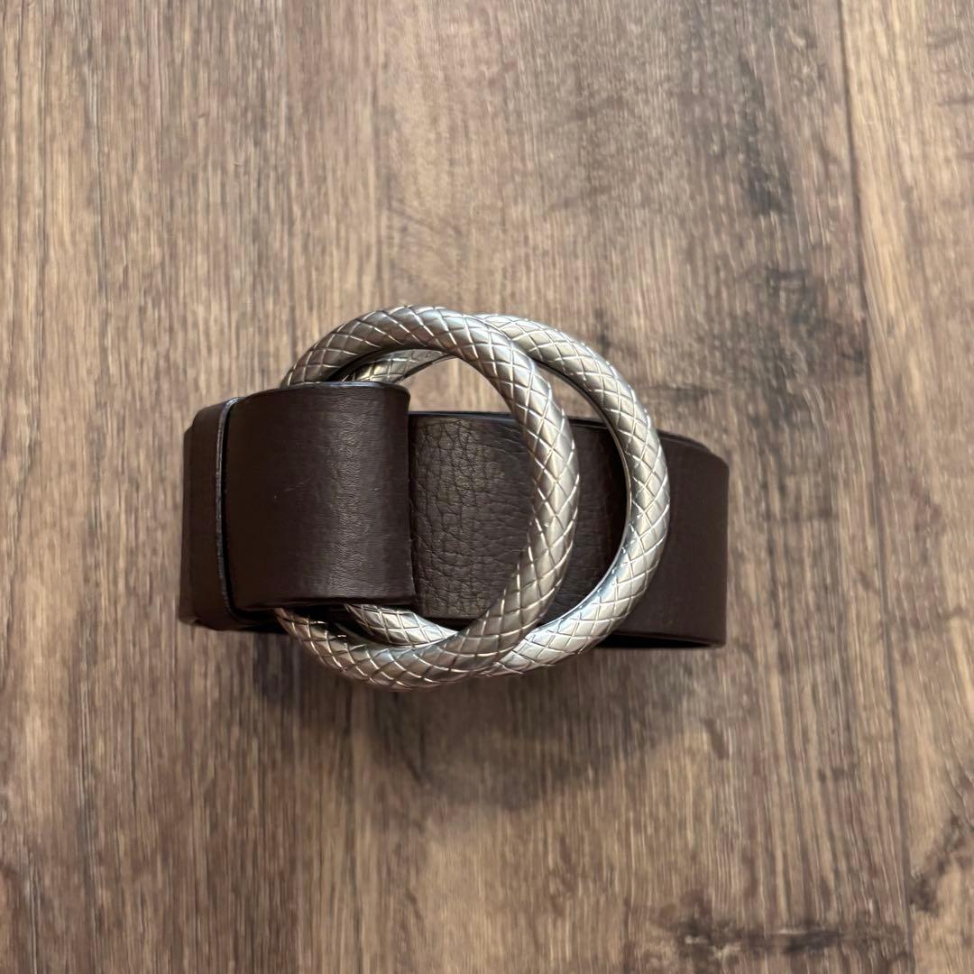 BOTTEGA VENETA ボッテガヴェネタ　ダブルリングベルト