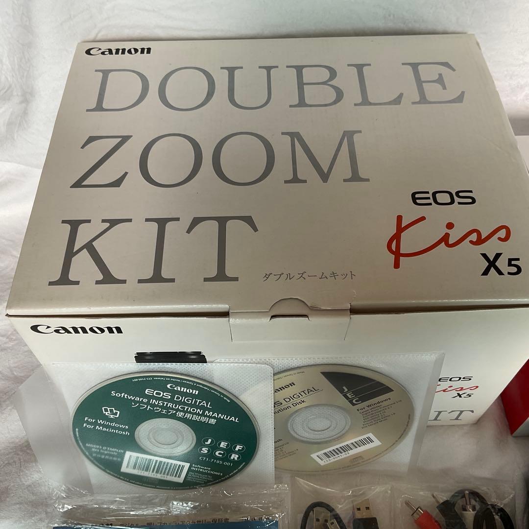 美品　Canon EOS Kiss X5 ダブルズームキット