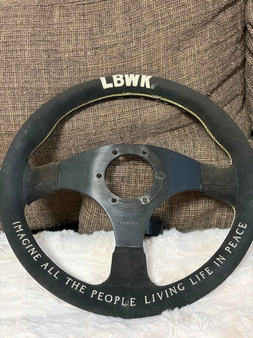 【限定シリアル】Liberty Walk LBWK スエード ステアリング正規品