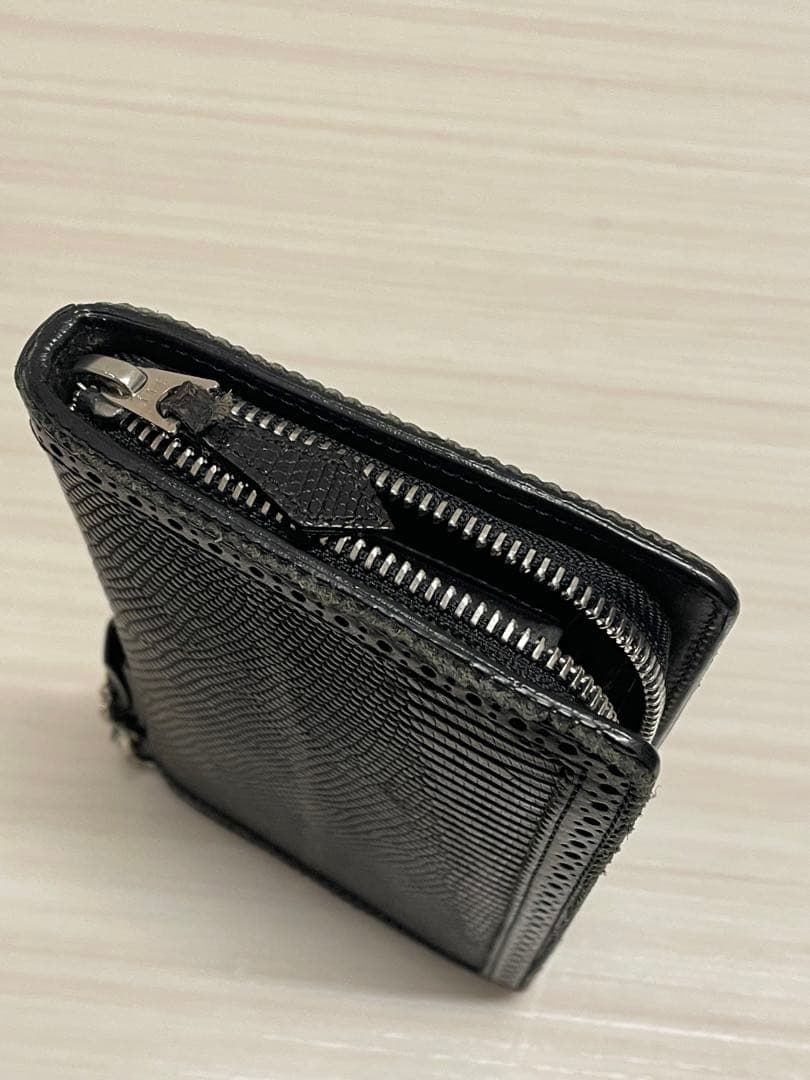 foot the coacher フルブローブ リザード ジップウォレット