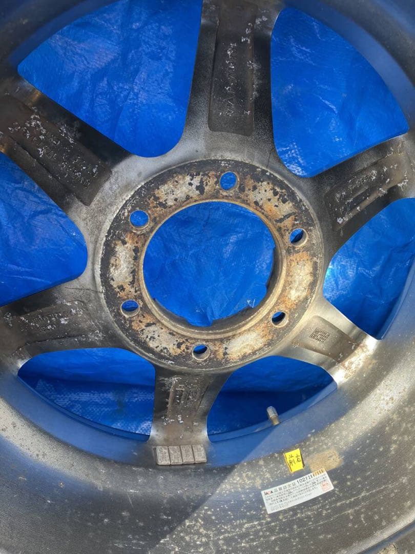 ランクルプラド　ホイールスタッドレス4本セット　ブリザック 17インチ