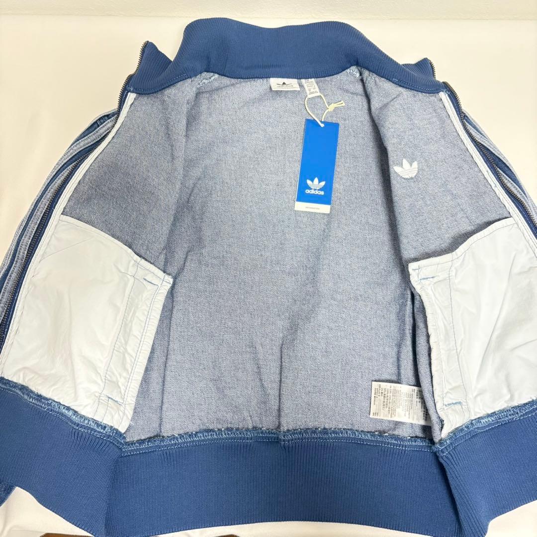 【新品タグ付】adidas デニムトラックジャケット L アディカラー
