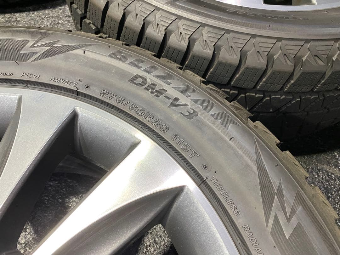 タイヤ・ホイール X166 8.5J+62 PCD112 DM-V3 275/50R20 113T