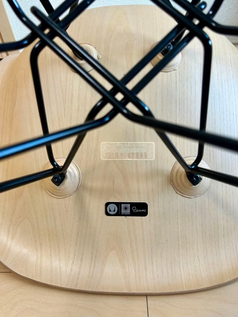 イームズウッドシェルチェア　ハーマンミラー