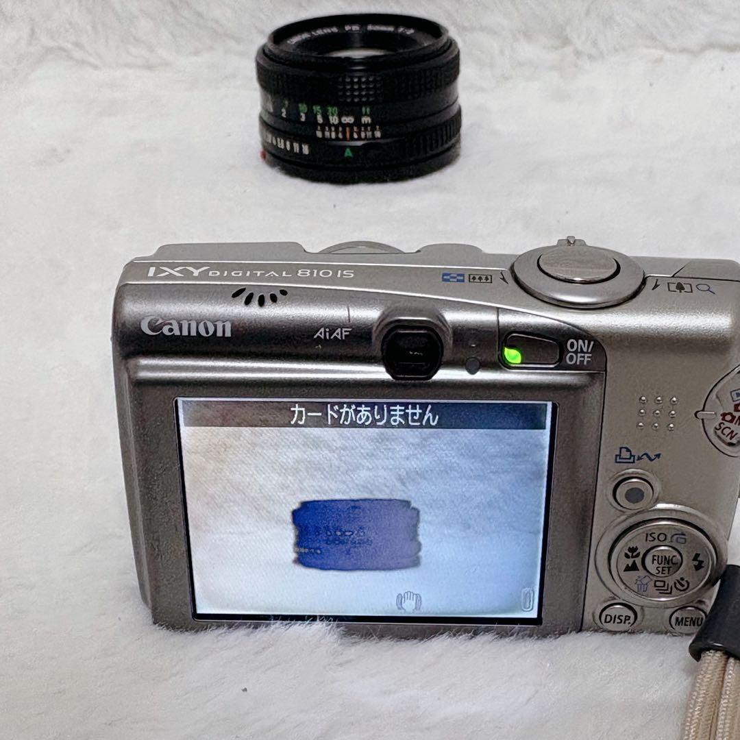 【希少】Canon IXY DIGITAL 810 IS シルバー