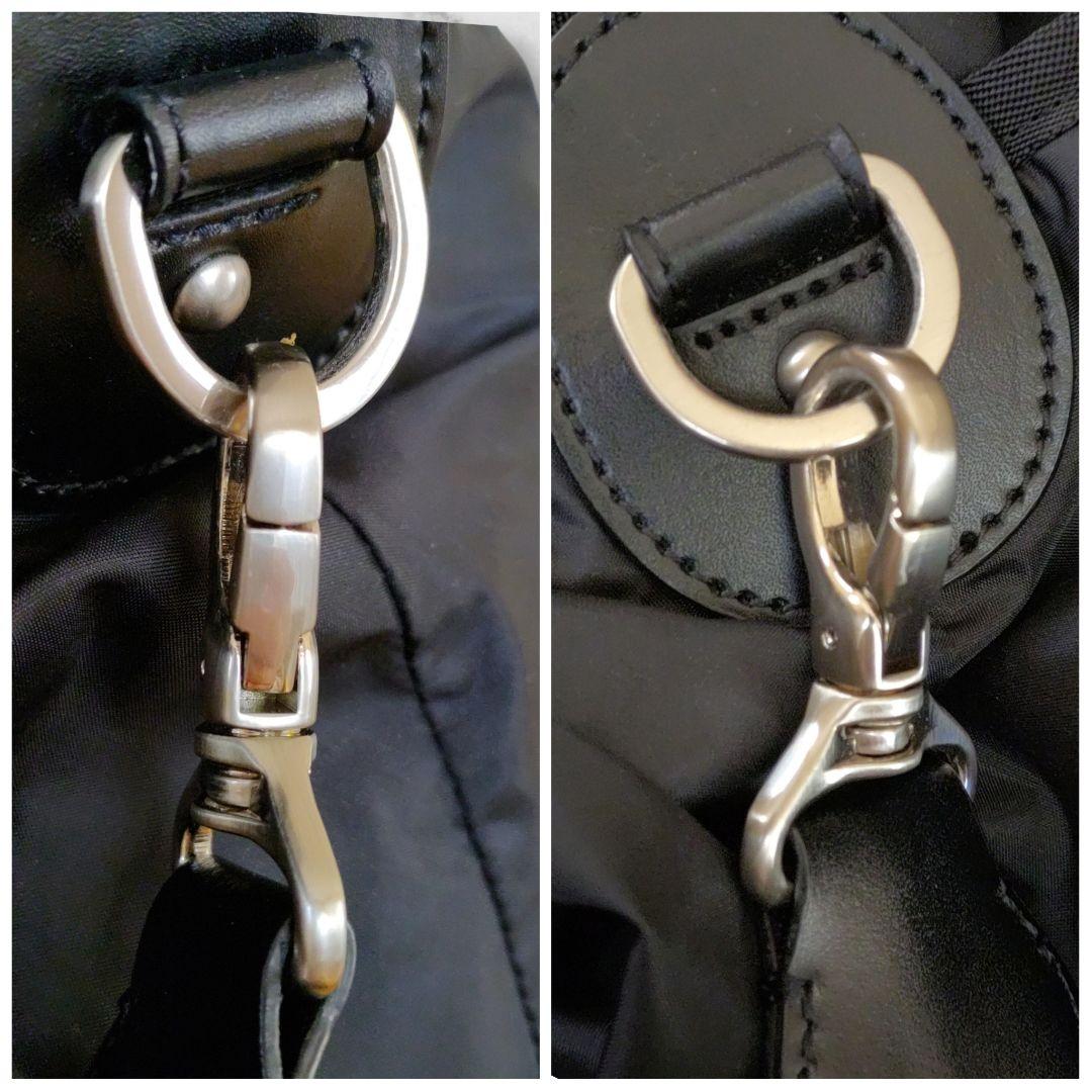 【極美品】アニエスベー ボストンバッグ 2way ナイロン ブラック