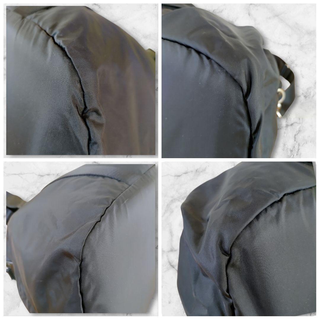 【極美品】アニエスベー ボストンバッグ 2way ナイロン ブラック