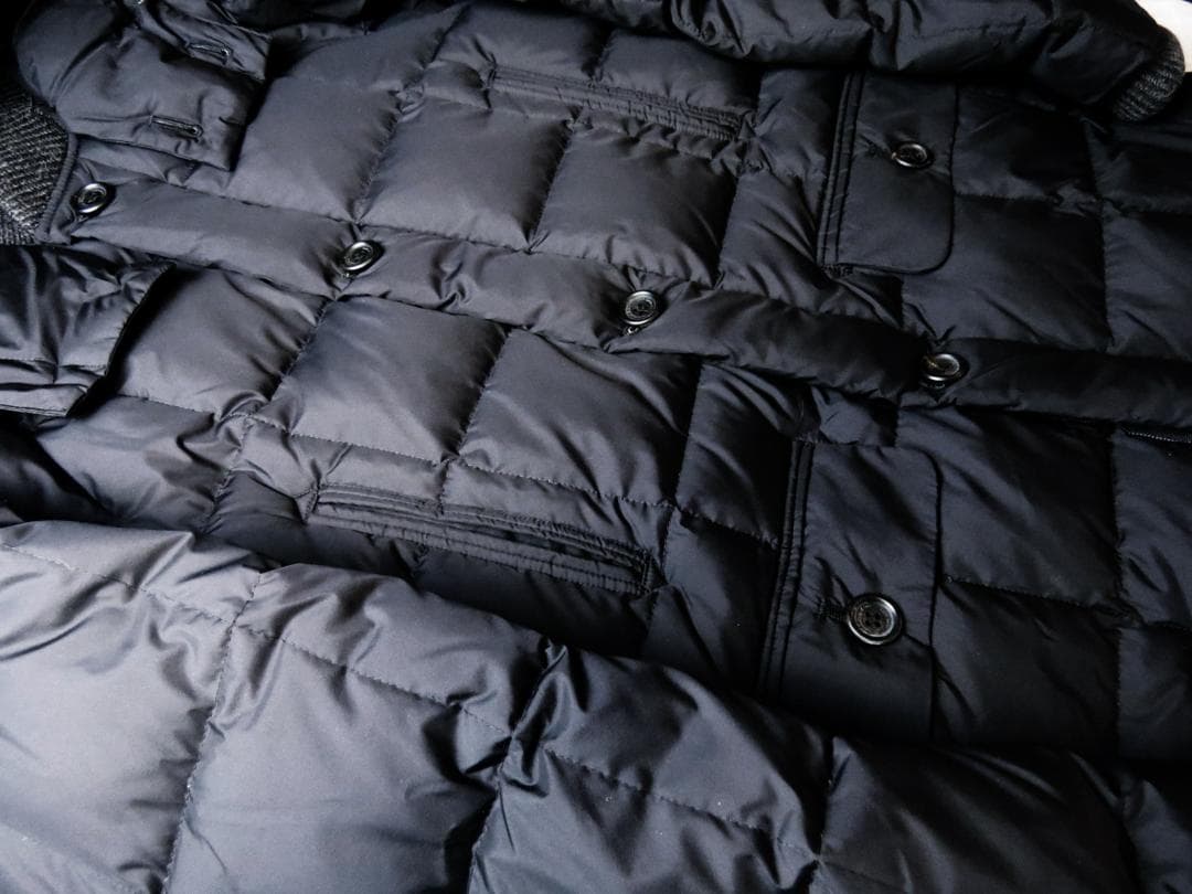 新品 Nano universe 西川 Real down hooded コート