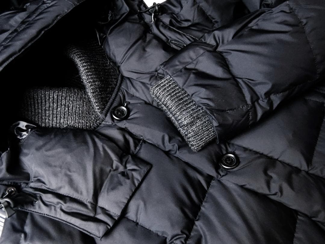 新品 Nano universe 西川 Real down hooded コート