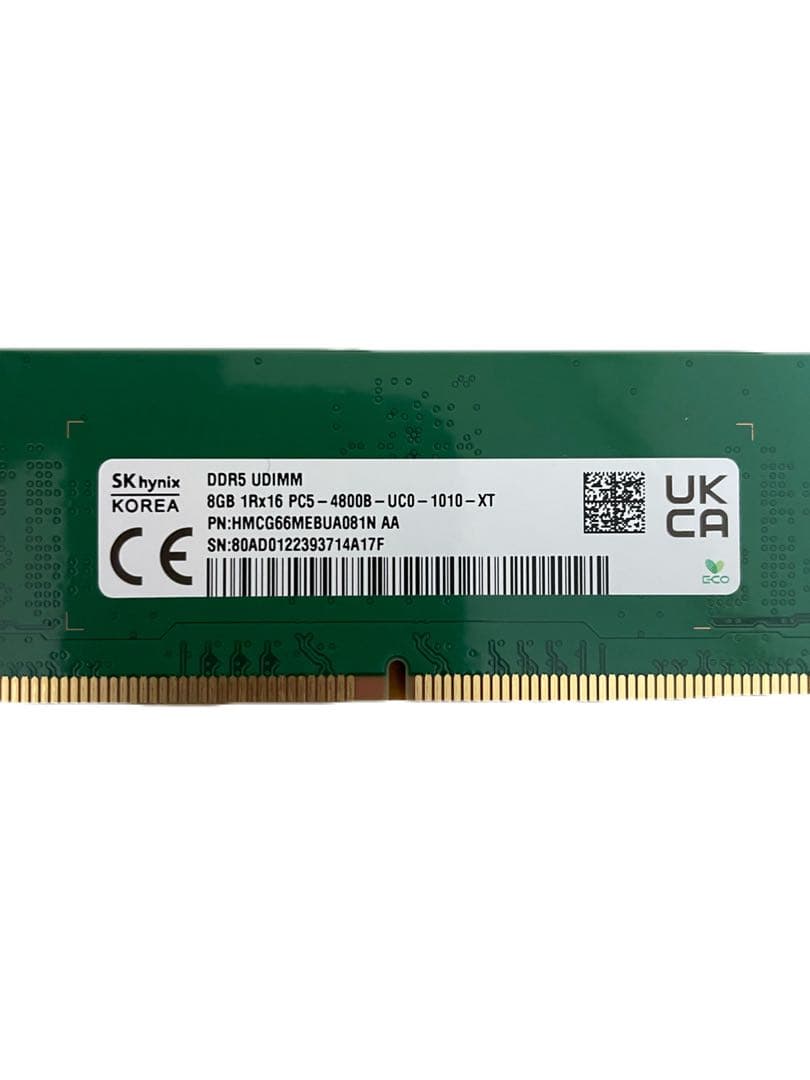 SK hynix DDR5 UDIMM 8GB PC5-4800 2枚セット