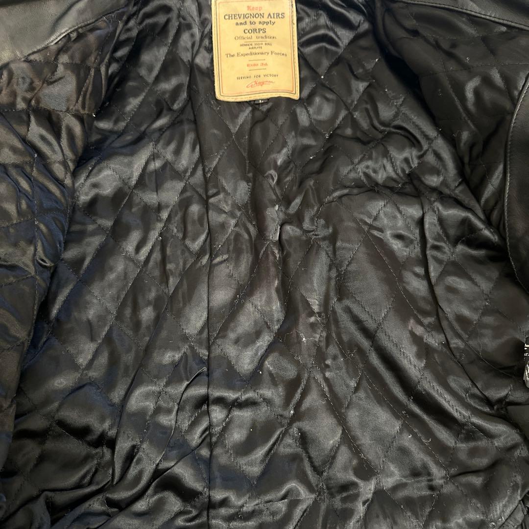 CHEVIGNON レザージャケット EXPEDITIONARY FORCES