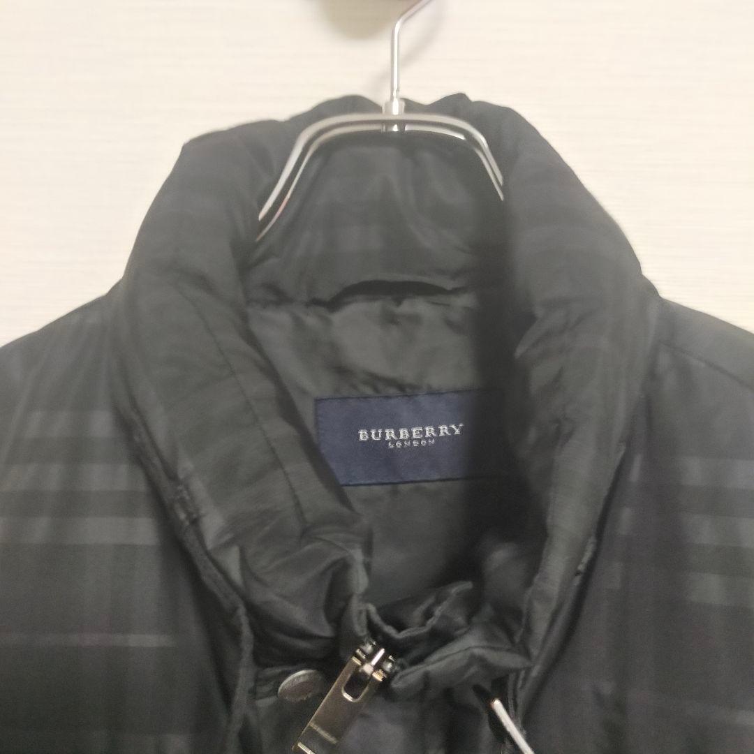 BURBERRY バーバリー ロンドン ダウン　メンズ 　ブラック チェック柄