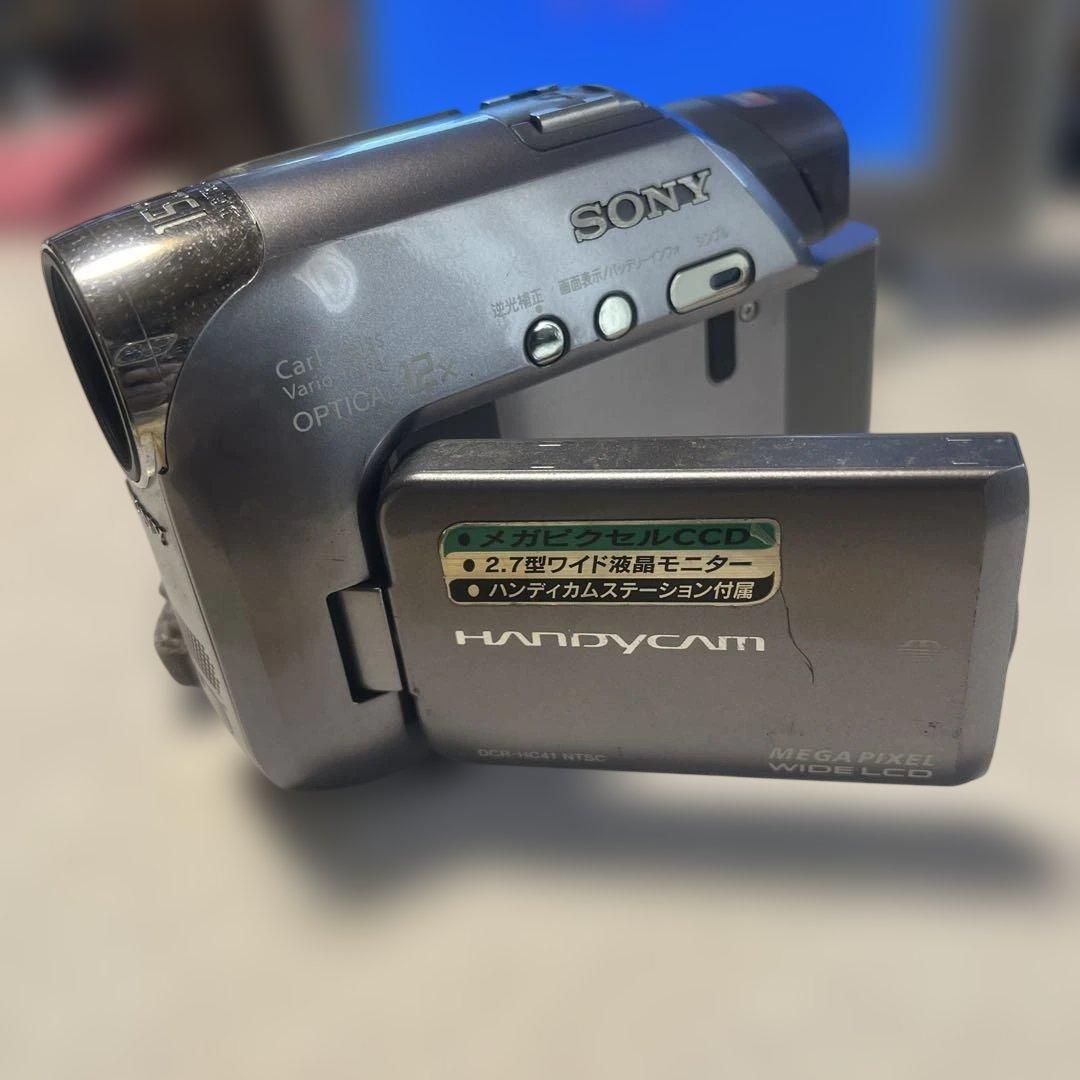 SONY HANDYCAM miniDVビデオカメラ　DCR-HC41 ①
