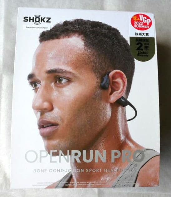 Shokz OpenRun Pro ブラック 骨伝導イヤホン 正規取扱品