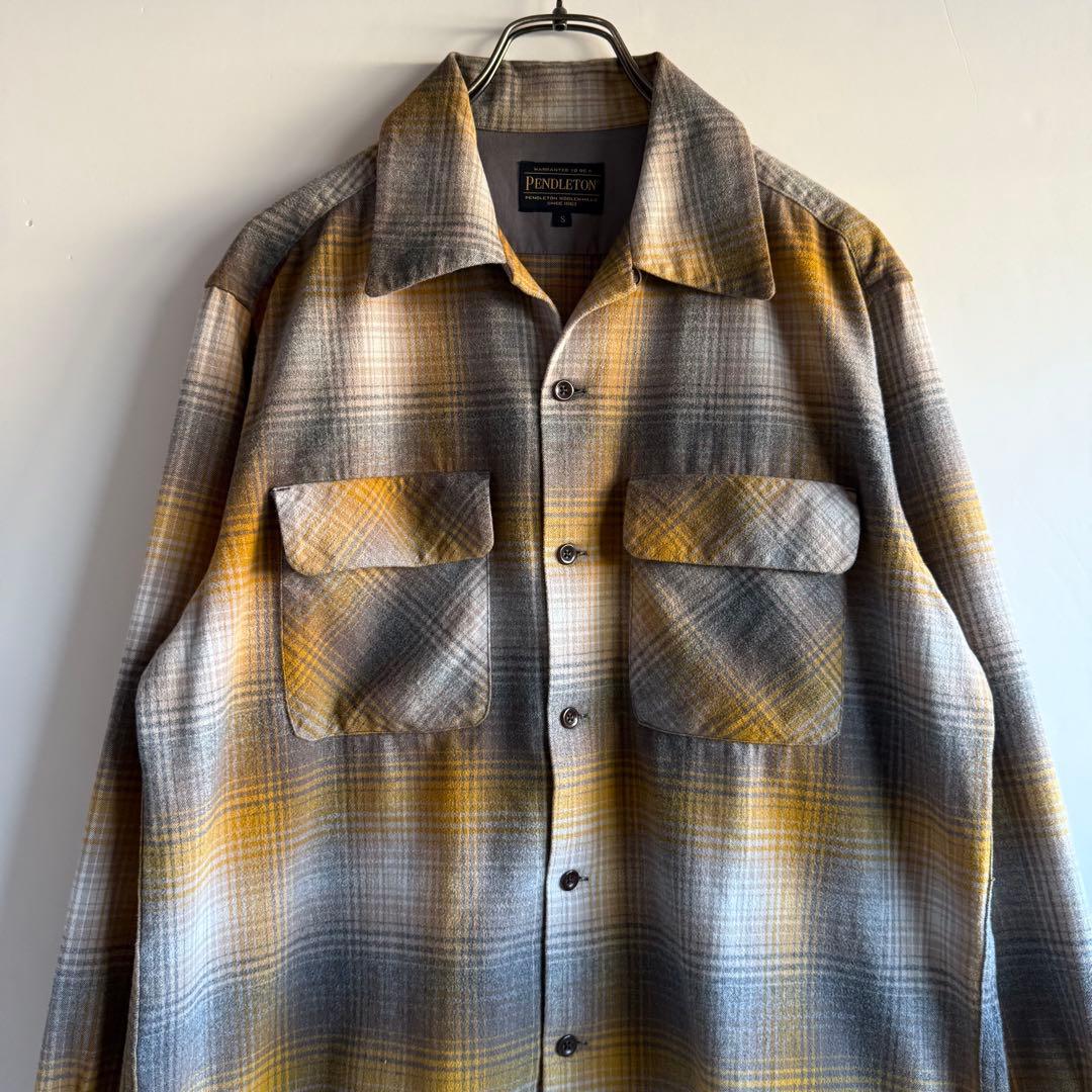 PENDLETON ペンドルトン オンブレチェックボードシャツループカラーシャツ