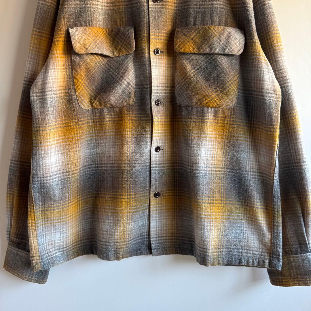 PENDLETON ペンドルトン オンブレチェックボードシャツループカラーシャツ