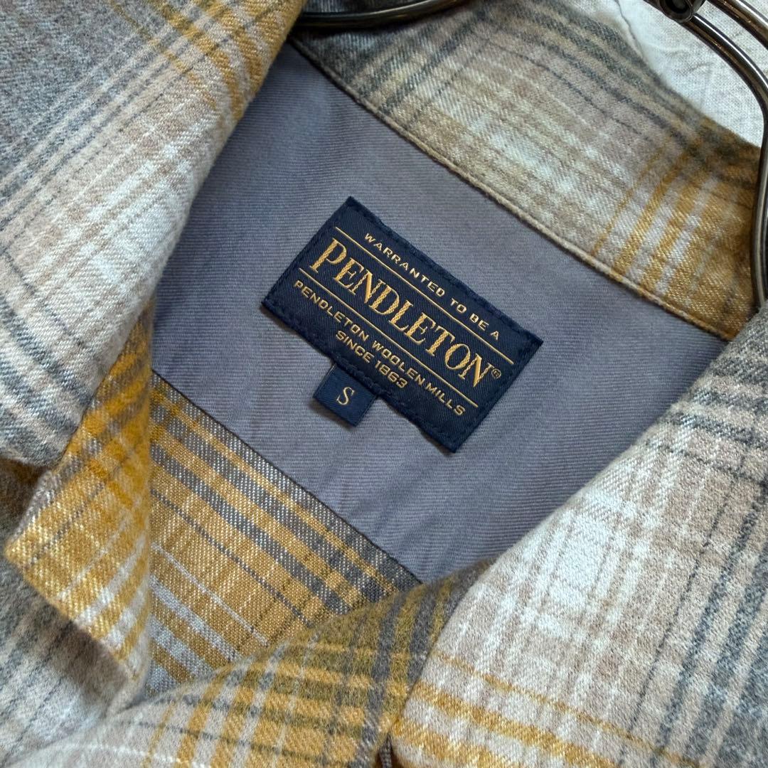 PENDLETON ペンドルトン オンブレチェックボードシャツループカラーシャツ