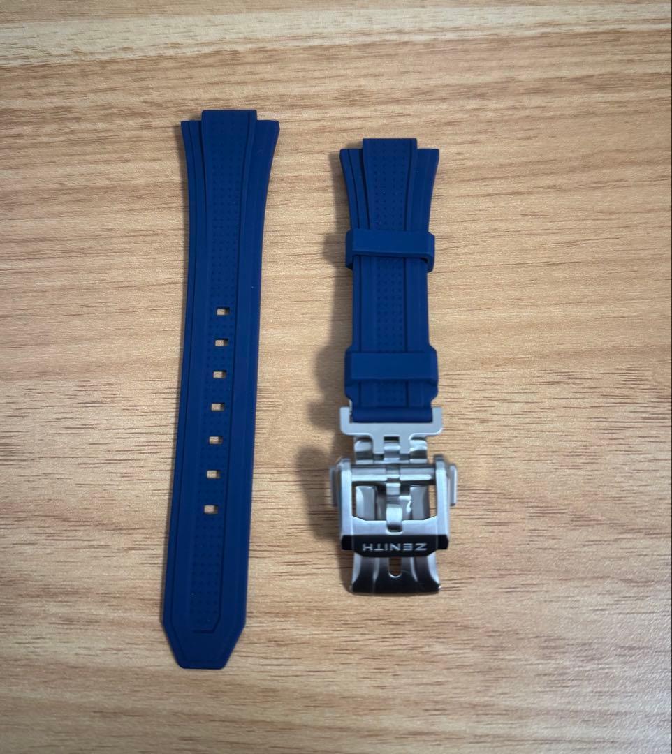 ZENITH / ゼニス デファイ スカイライン ラバーストラップ　バックル付き
