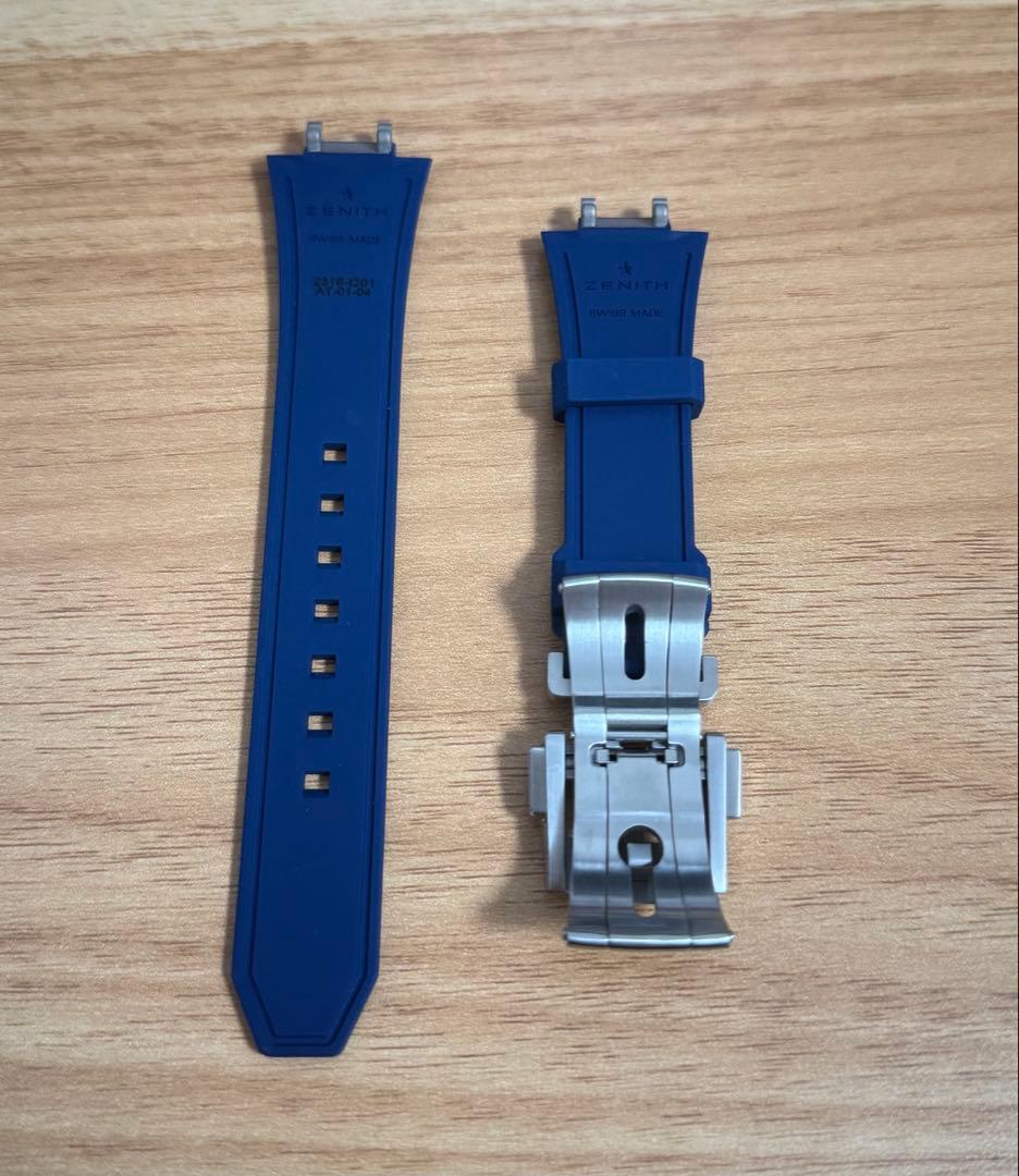 ZENITH / ゼニス デファイ スカイライン ラバーストラップ　バックル付き