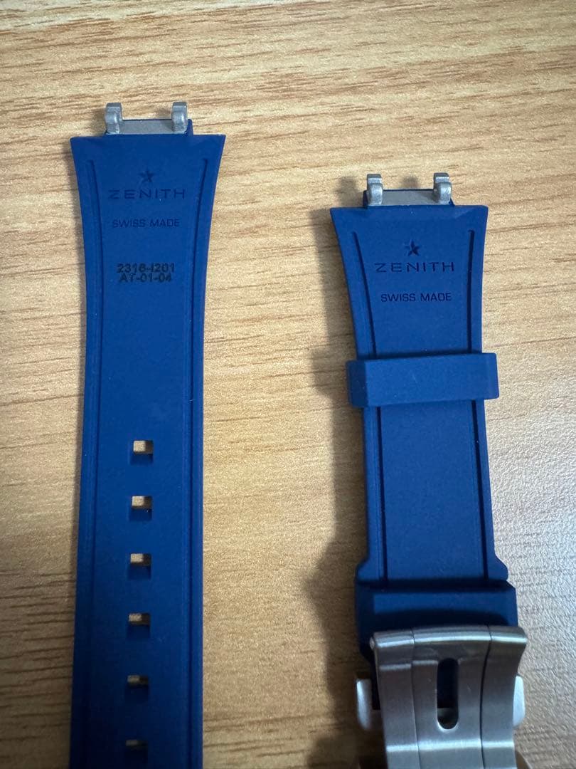 ZENITH / ゼニス デファイ スカイライン ラバーストラップ　バックル付き