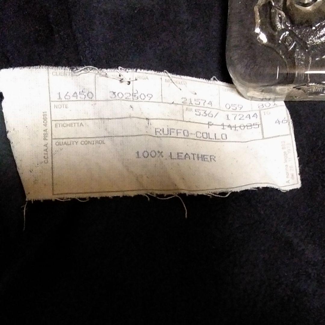 Hiro／年末お値下済／毛皮半コート 6 (ルッフォ) 濃紺