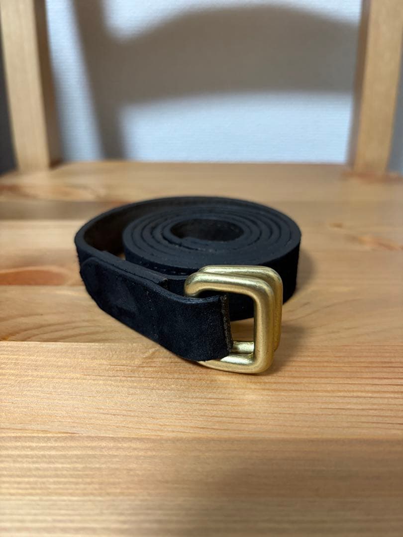 タ*ー様 KAJA REVERSIBLE SUEDE SQUARE BELT O