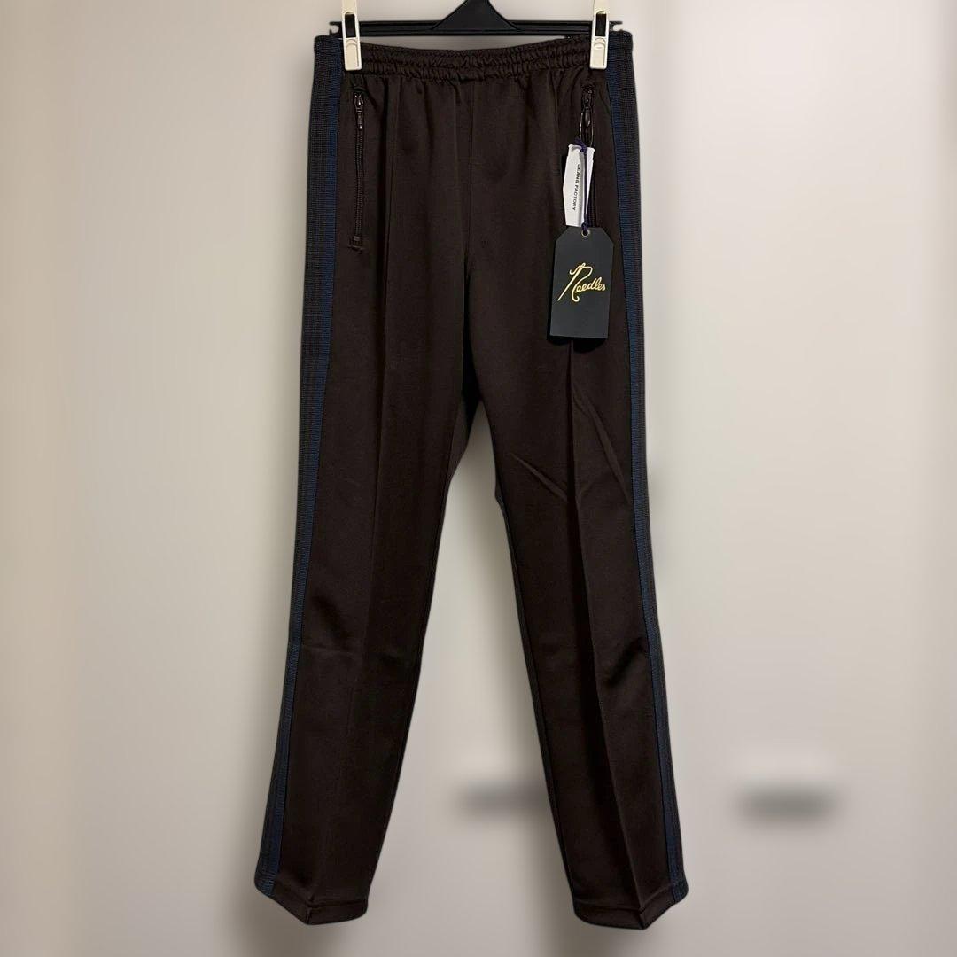 【未使用】NEEDLES 別注ナロートラックパンツ LQ447 BROWN S