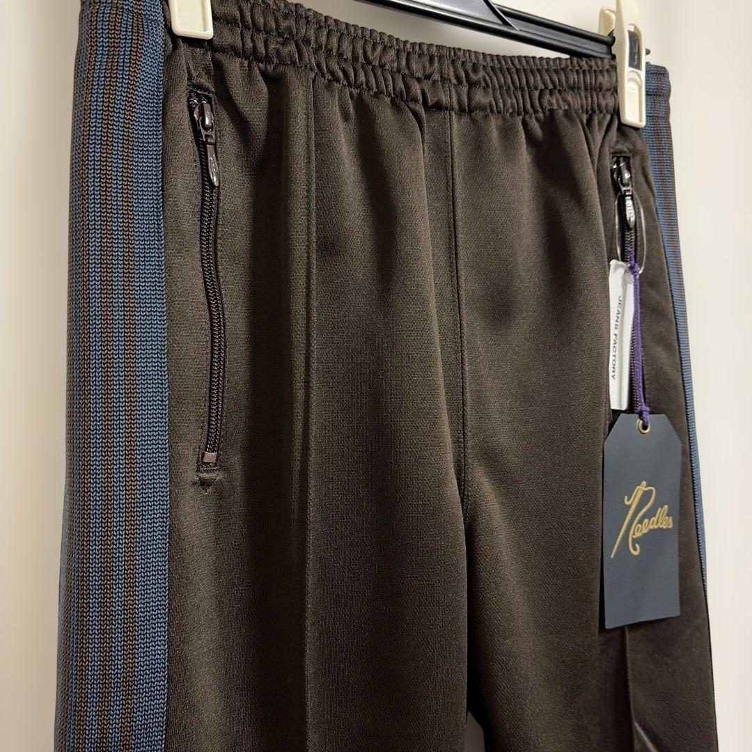 【未使用】NEEDLES 別注ナロートラックパンツ LQ447 BROWN S