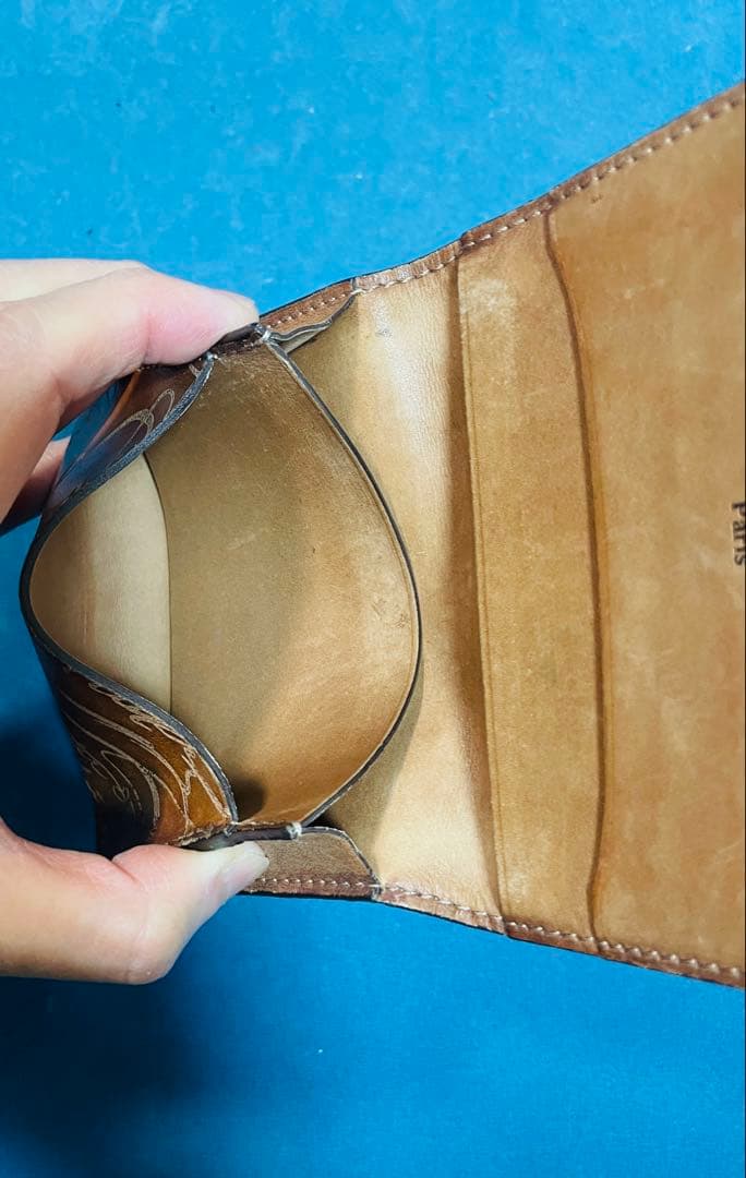 ★Berluti カリグラフィー レザー名刺入れ 名刺ケース カードケース