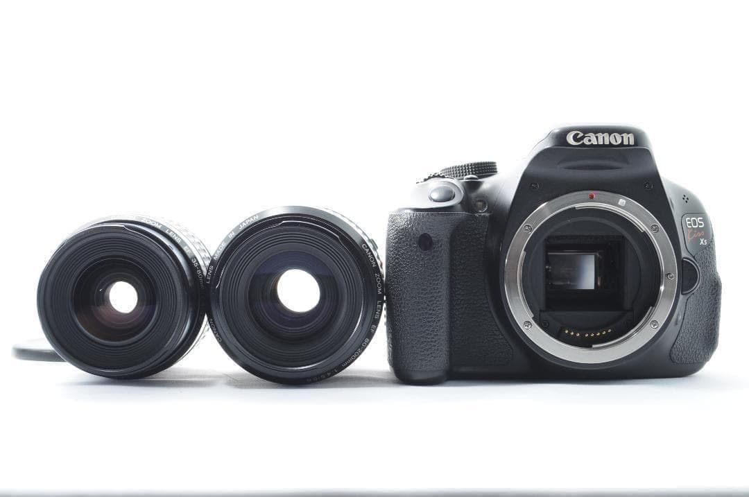 家族も風景も綺麗に❤️Canon Kiss X5✨望遠＆標準Wレンズですぐに使え