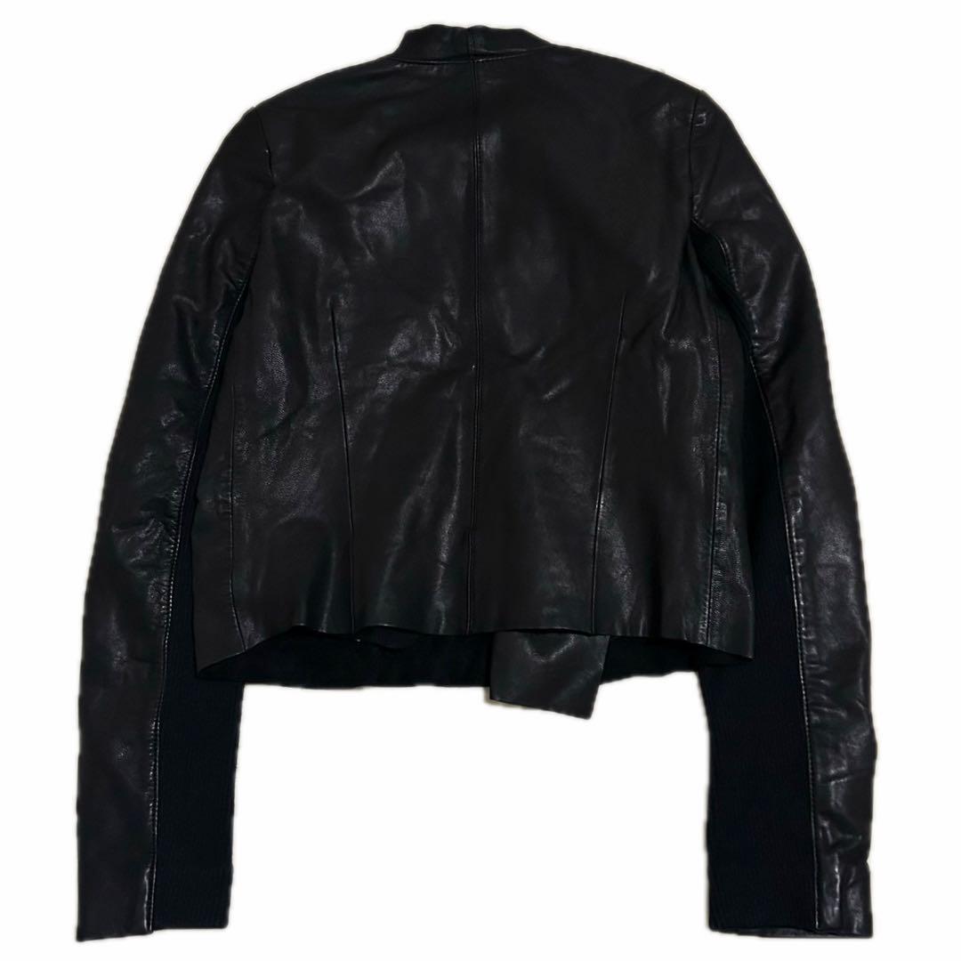 ジャケット・アウター 00s Fearless Drape Leather Jacket y2k