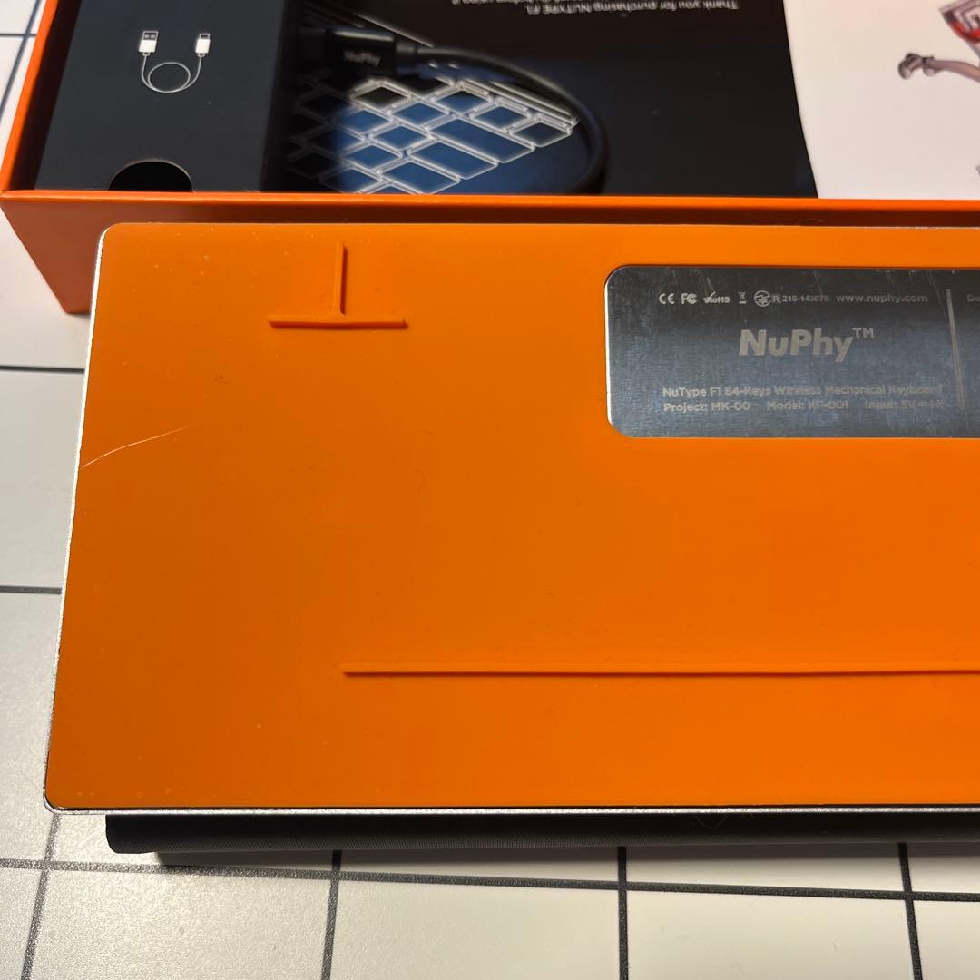 NuPhy NUTYPE F1 64 Keys 日本語配列キーボード 本体