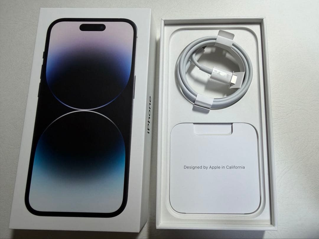 iPhone 14 Pro スペースブラック 本体背面割れ 256GB