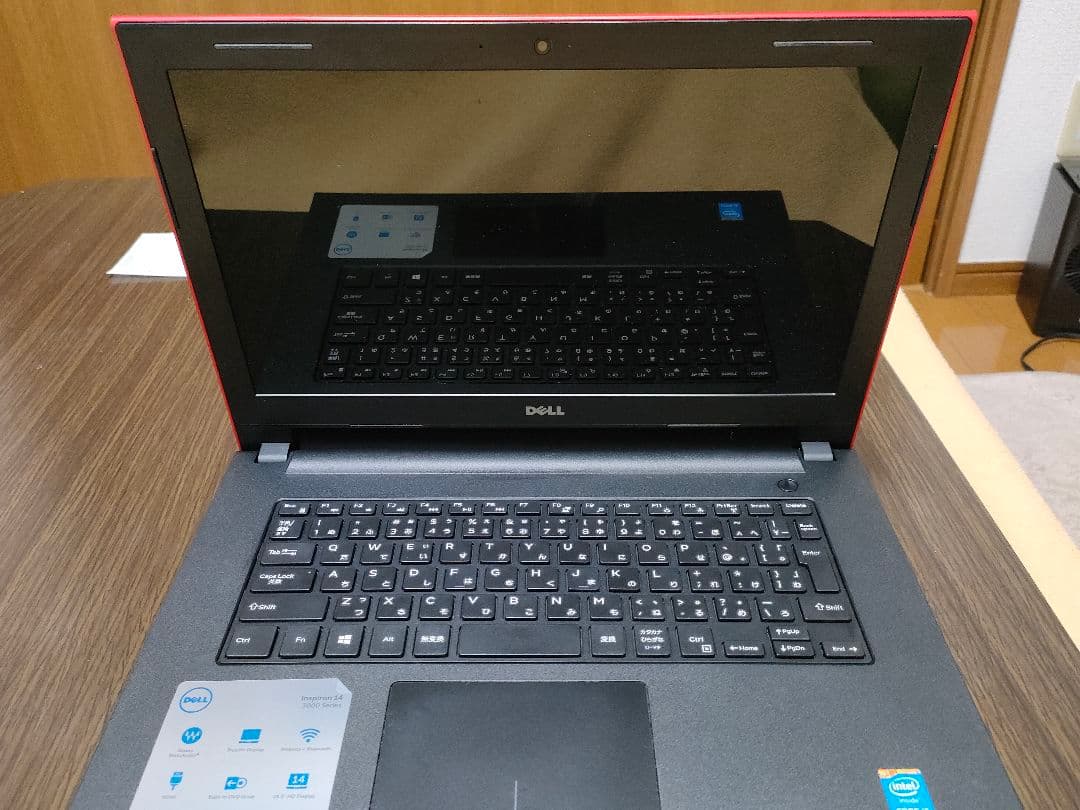 DELL ノートPC レッド Intel Core i3