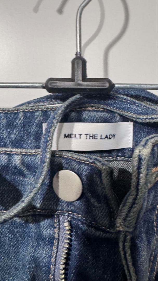 パンツ melt the lady denim5 Blue